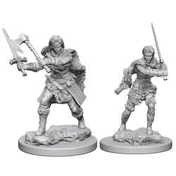 Dungeons & Dragons: Nolzur's Marvelous Unpainted Miniatures - Human Female Barbarian - Boardlandia