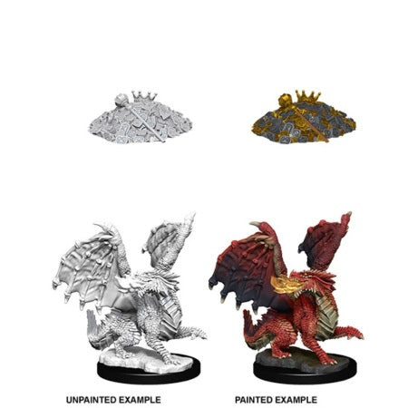 Dungeons & Dragons: Nolzur's Marvelous Unpainted Miniatures - Red Dragon Wyrmling
