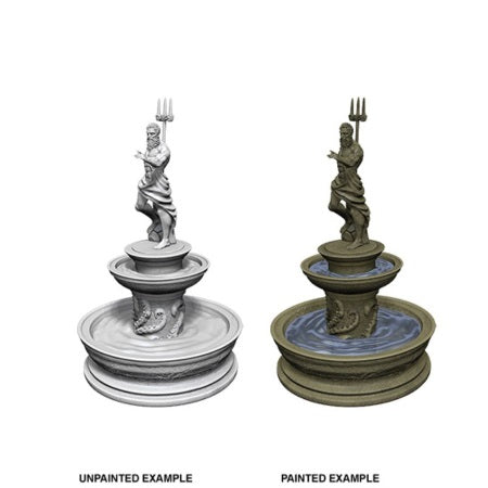 WizKids Deep Cuts Unpainted Miniatures: Fountain