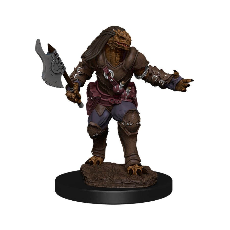 Dungeons and Dragons: Nolzur's Marvelous Unpainted Miniatures - Female Dragonborn Fighter