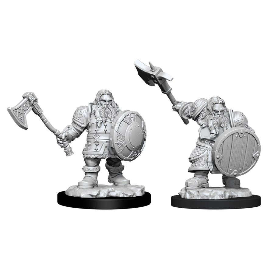 Dungeons and Dragons: Nolzur's Marvelous Unpainted Miniatures - Male Dwarf Fighter
