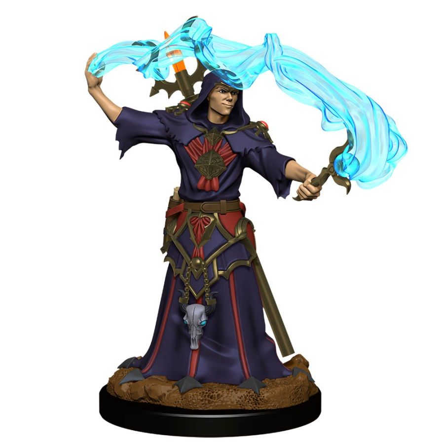 Pathfinder: Deep Cuts Unpainted Miniatures - Male Human Sorcerer