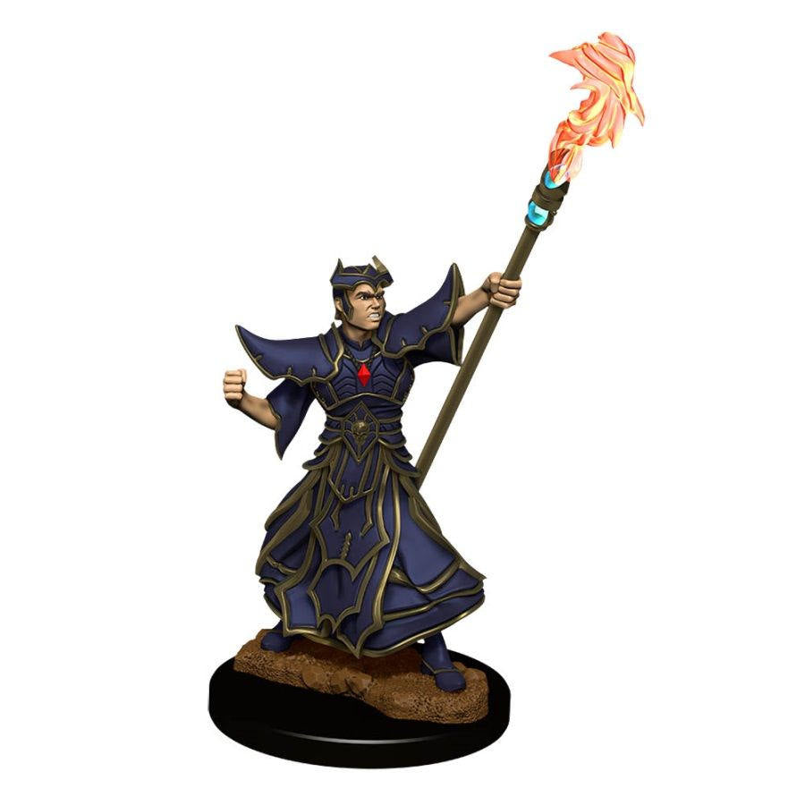Pathfinder: Deep Cuts Unpainted Miniatures - Male Human Sorcerer