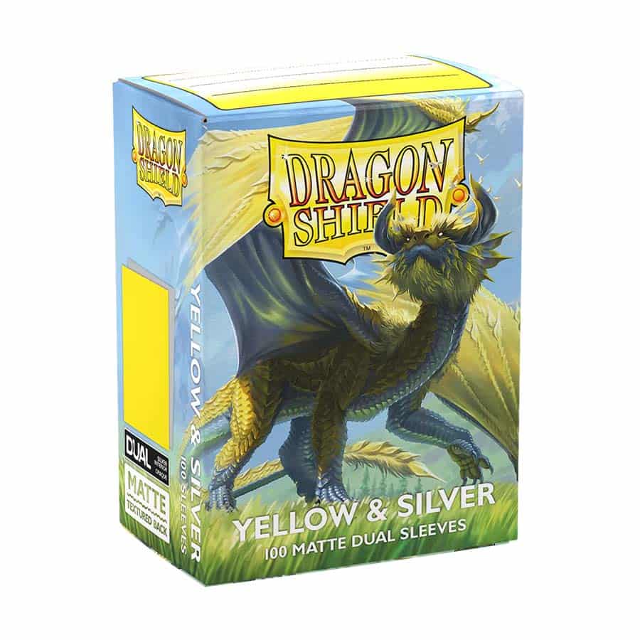 Dragon Shield: Dual Matte Yellow and Silver