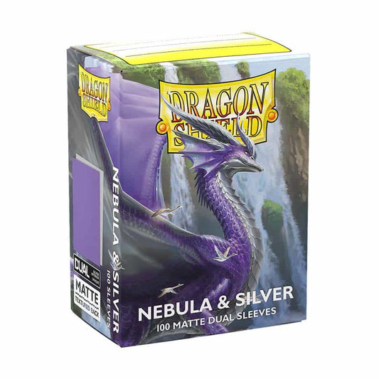 Dragon Shield: Dual Matte Nebula and Silver