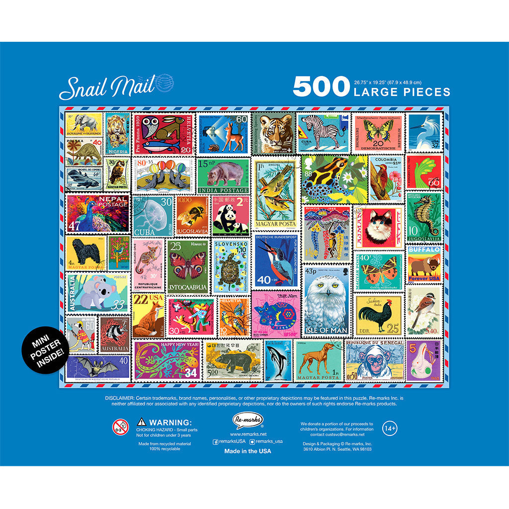 500 Piece Snail Mail Puzzle