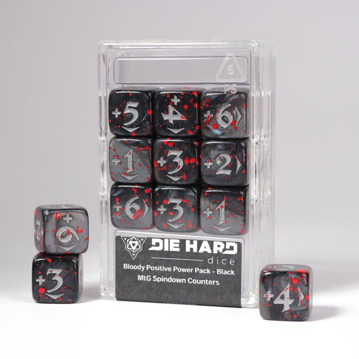 Die Hard Dice - Bloody Positive Power Pack black
