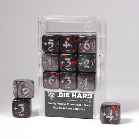 Die Hard Dice - Bloody Positive Power Pack black