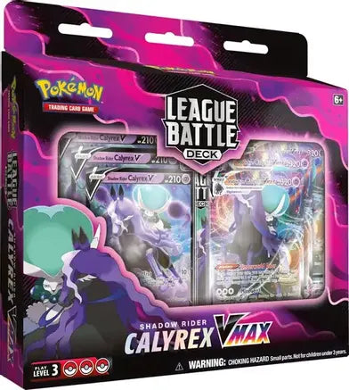 Pokemon TCG - Ice Rider/Shadow Rider Calyrex VMax League Battle Deck