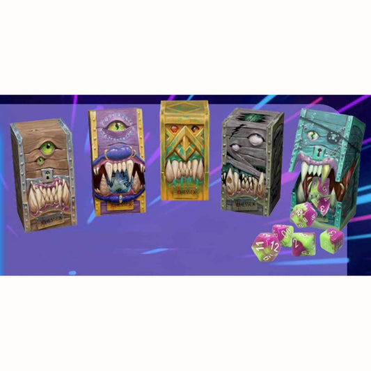 Hidden Wonders set of 7 polyhedral dice set.