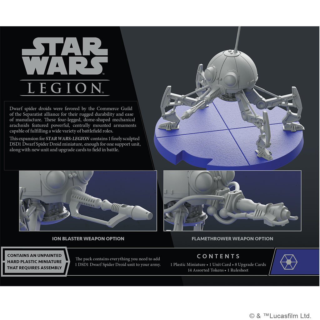 Star Wars - Legion - DSD1 Dwarf Spider Droid Unit