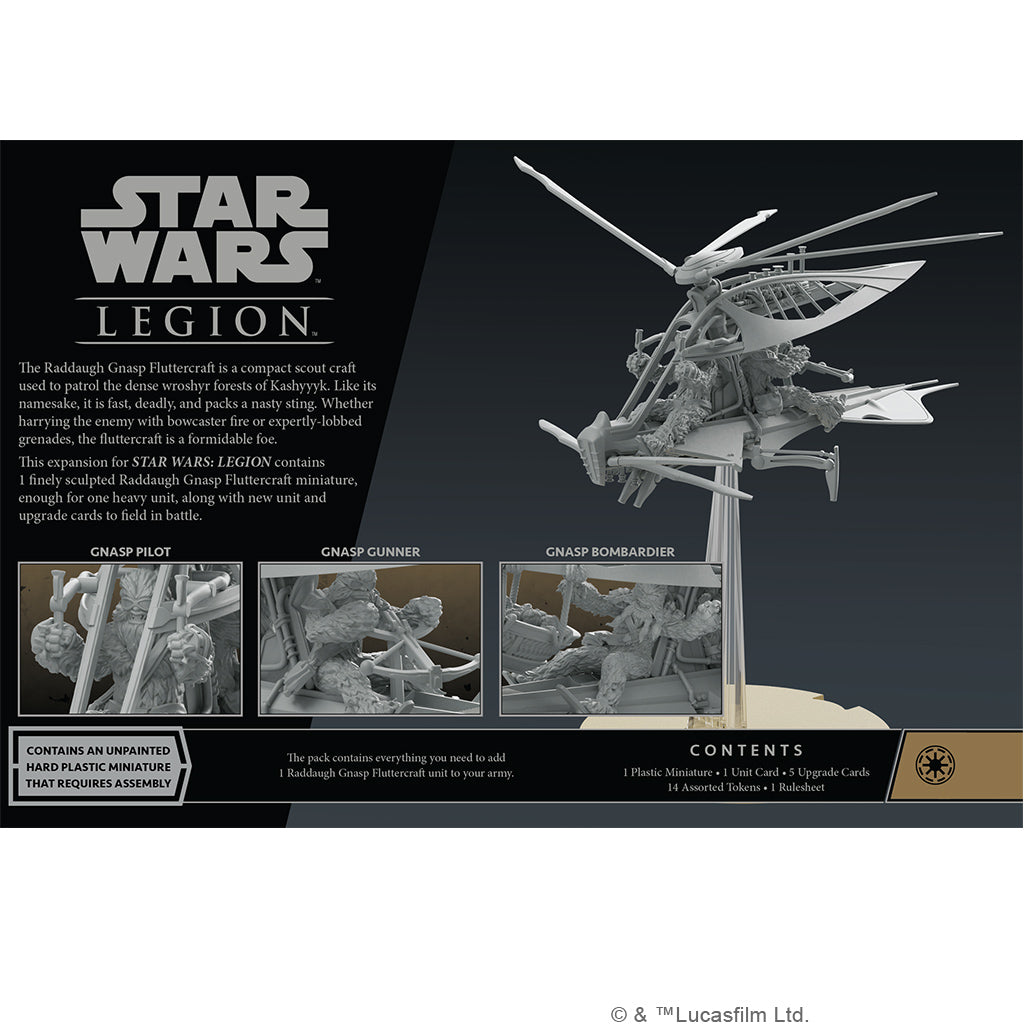 Star Wars - Legion - Raddaugh Gnasp Fluttercraft Unit Expansion