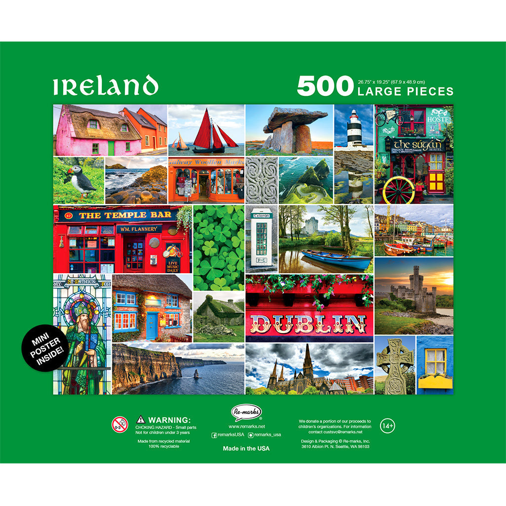 500 Piece Ireland Puzzle