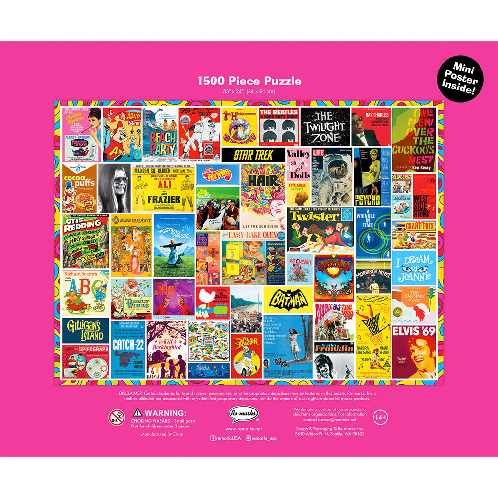 1500 Piece 1960s Puzzle