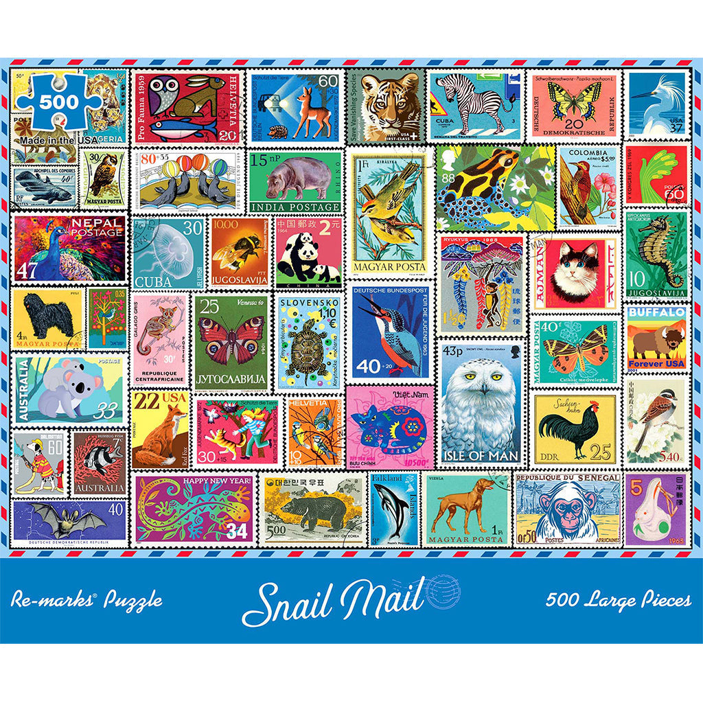500 Piece Snail Mail Puzzle