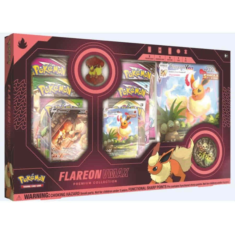 Pokemon TCG - Vaporeon, Jolteon, or Flareon VMAX Premium Collection