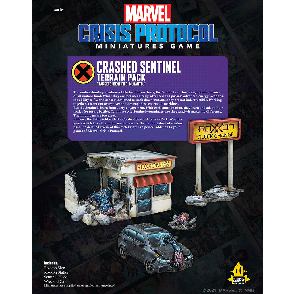 Marvel Crisis Protocol - Crashed Sentinel Terrain Expansion