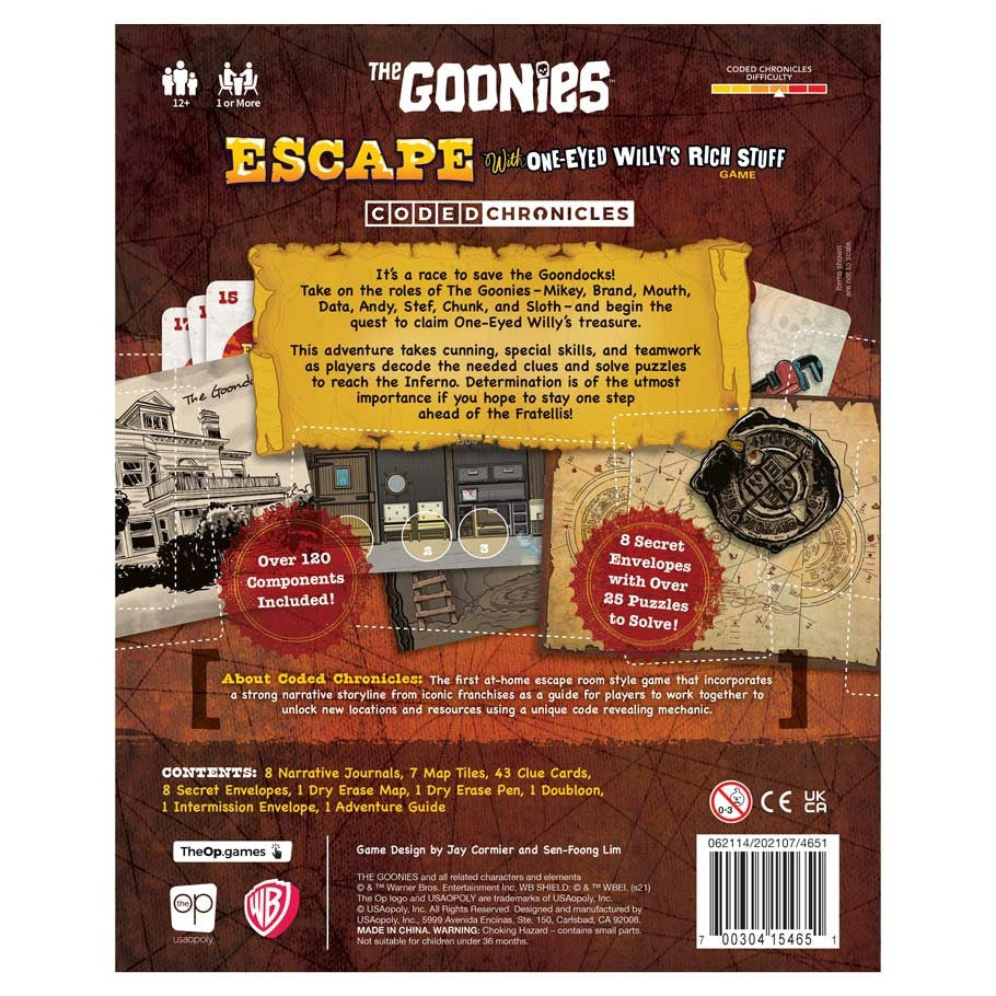Goonies - Escape with Willy's Stuff