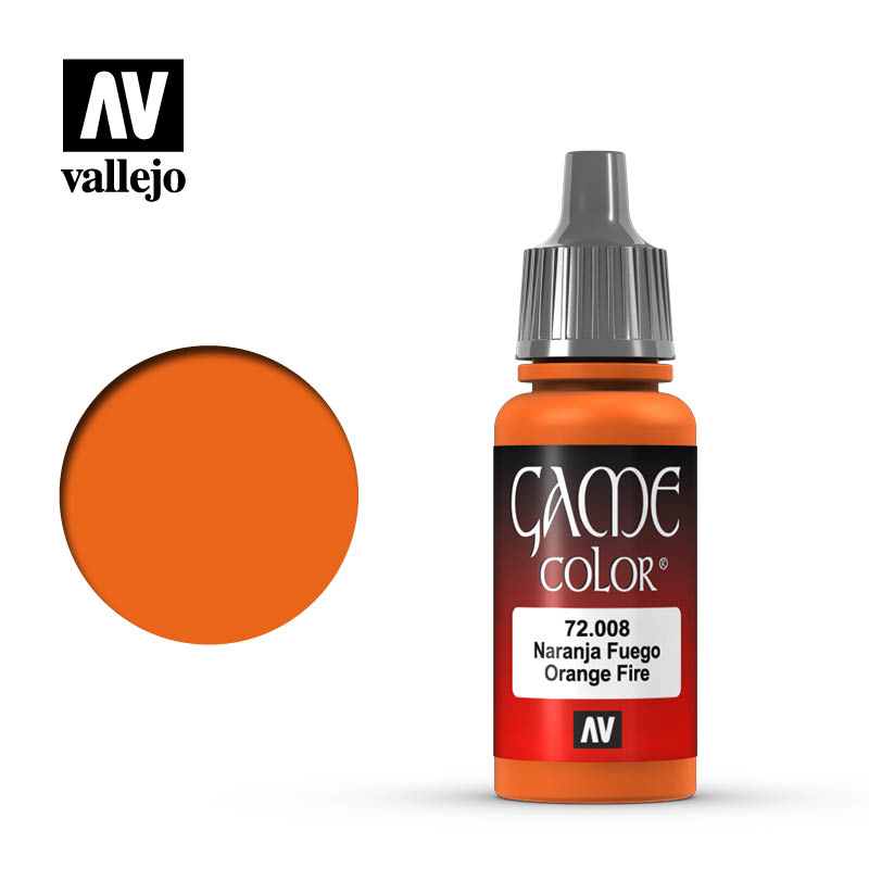 Game Color: Orange Fire (17ml) (72008)