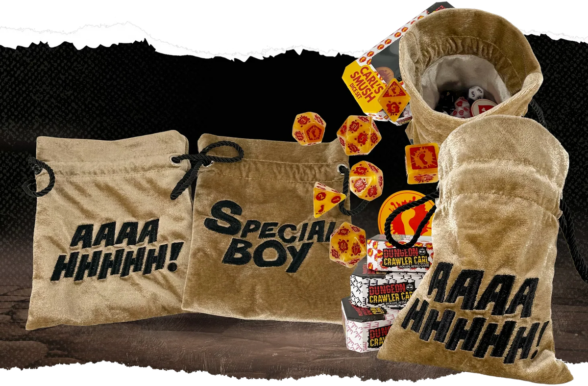 Dungeon Crawler Carl RPG: "AAAAHHHH" Prepotente Dice Bag