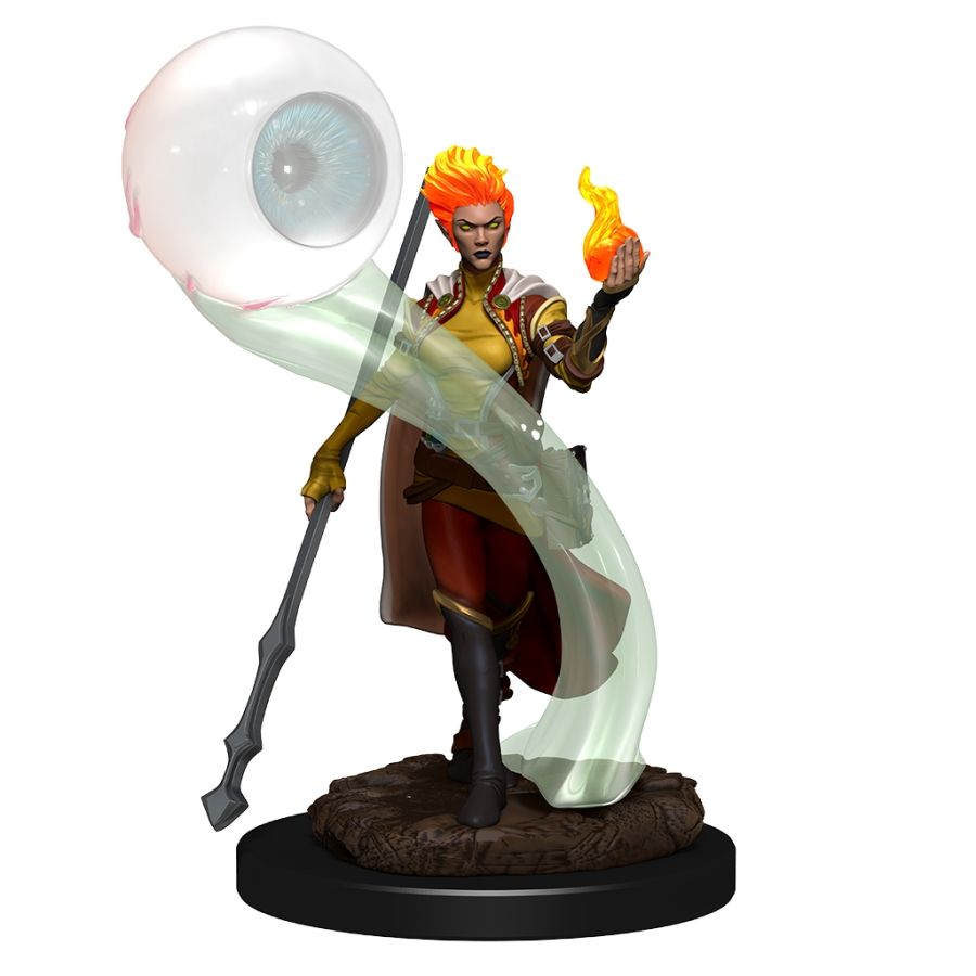 Dungeons and Dragons - Icons of the Realms Miniatures - Female Fire Genasi Wizard