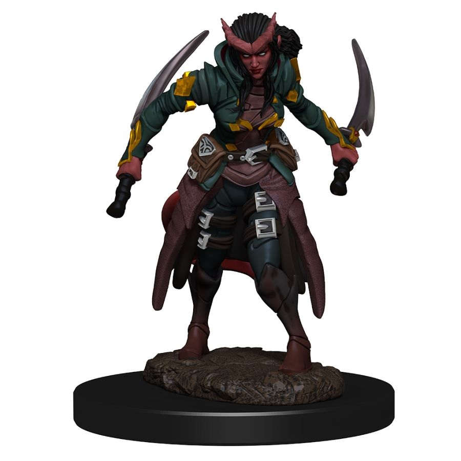 Dungeons and Dragons - Icons of the Realms Miniatures -  Female Tiefling Rogue
