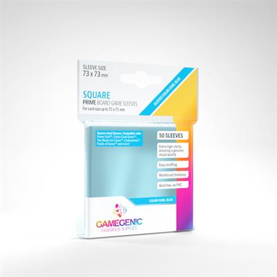 PRIME Sleeves: Square (73 x 73 mm) - Case of 16 Packs