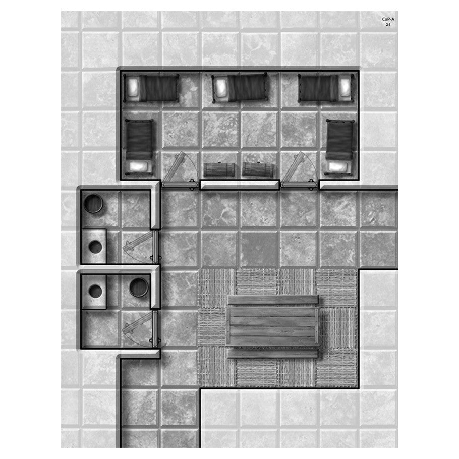 Gaming Paper Adventure Maps: Mega Dungeon 1