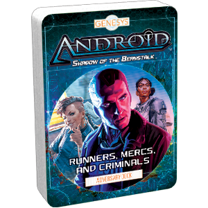 Genesys RPG: Adversary Deck - Runners, Mercs, and Criminals