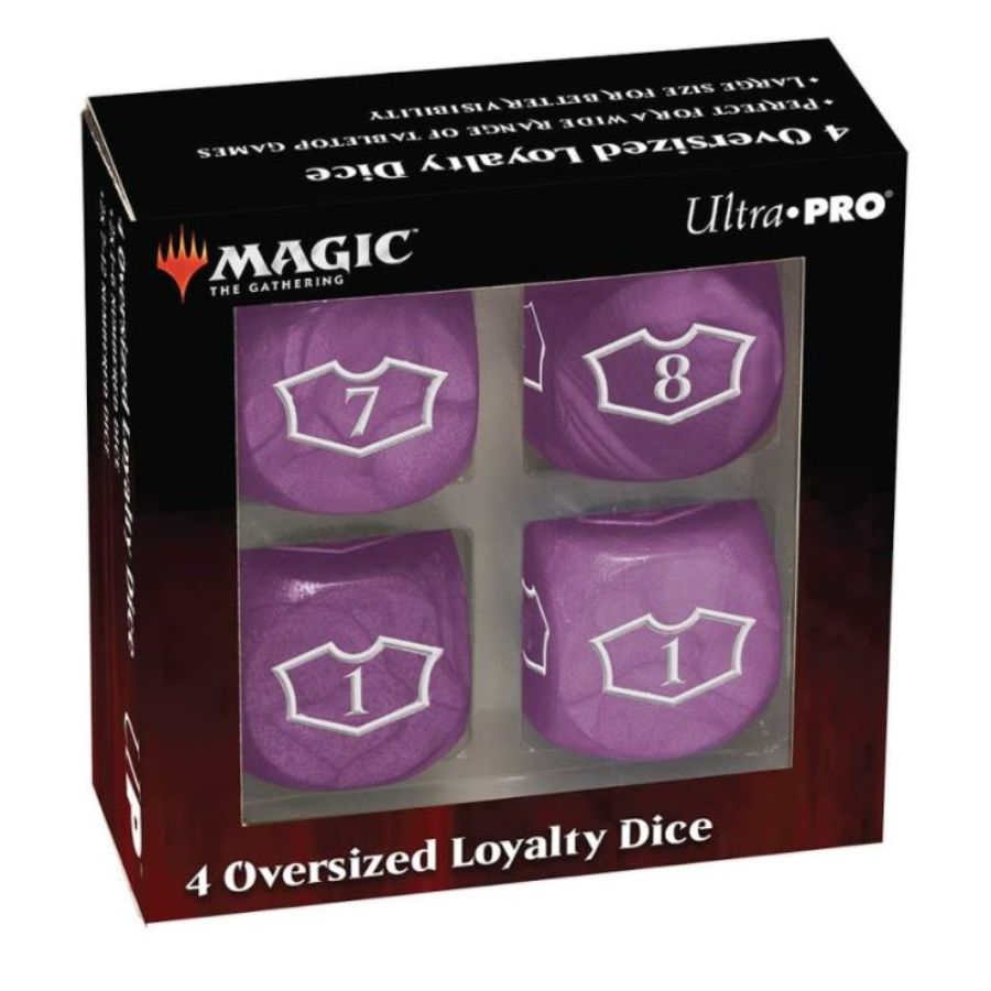 Magic the Gathering Updated Deluxe Loyalty Dice 22MM (4CT) - Swamp