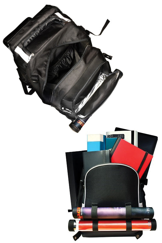 Citadel Backpack - Black with Silver Trim