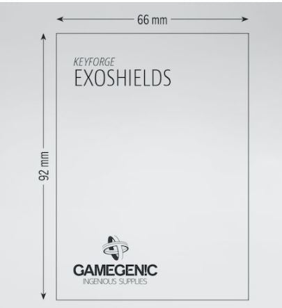 MATTE KeyForge Exoshields Clear Card Sleeves