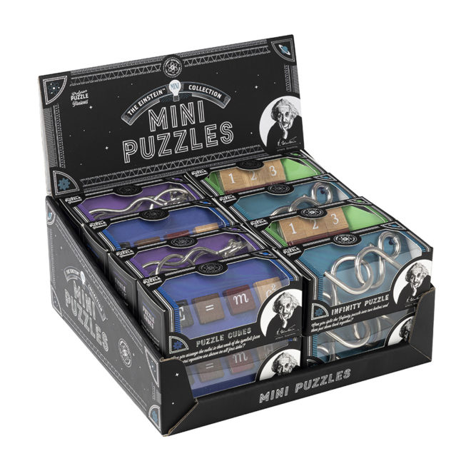 The Einstein Collection Display - 16 Misc. Metal/Wooden Puzzle