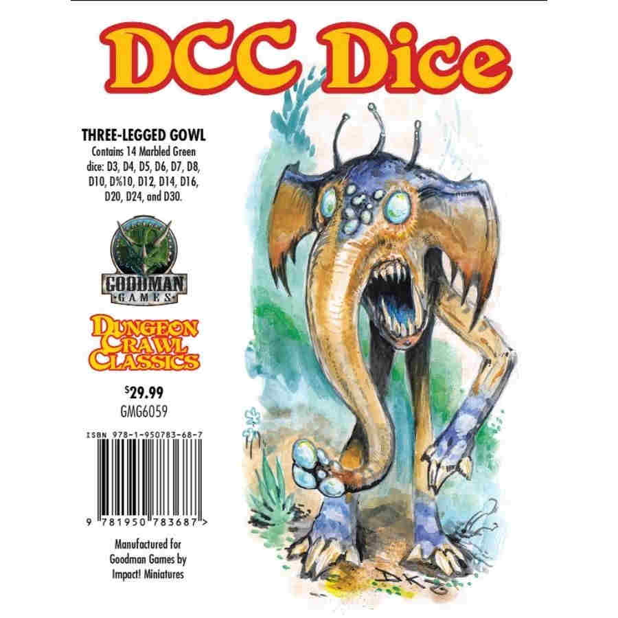 Dungeon Crawl Classics - DCC Dice - Three-Legged Gowl (14ct)