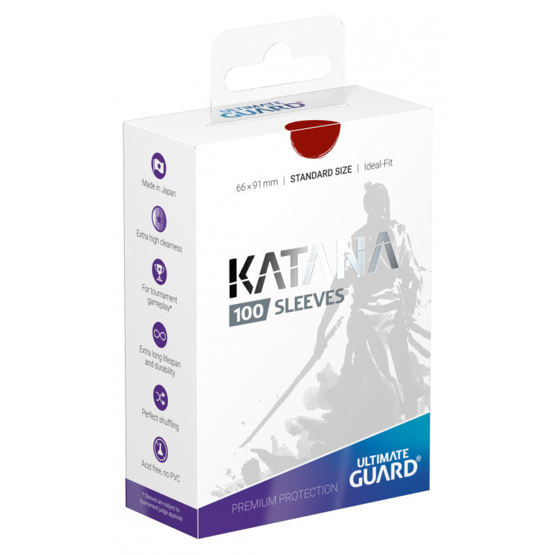 Katana Sleeves - 100ct - Red