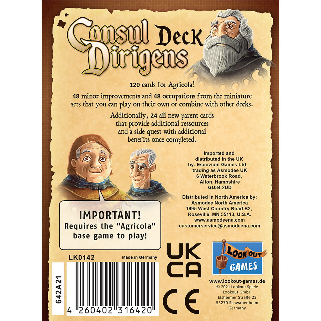 Agricola - Consul Dirigens Deck Expansion