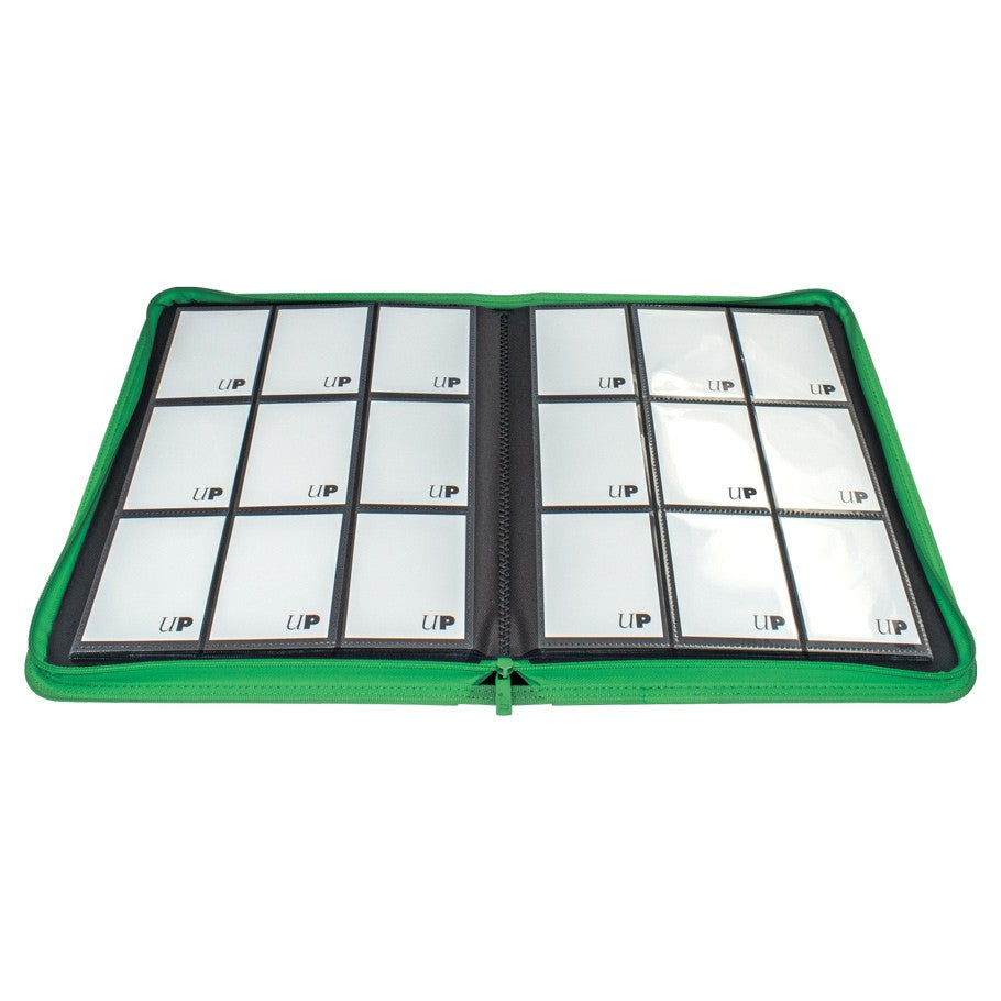 Binder - 9pkt PRO - Zippered Vivid Green