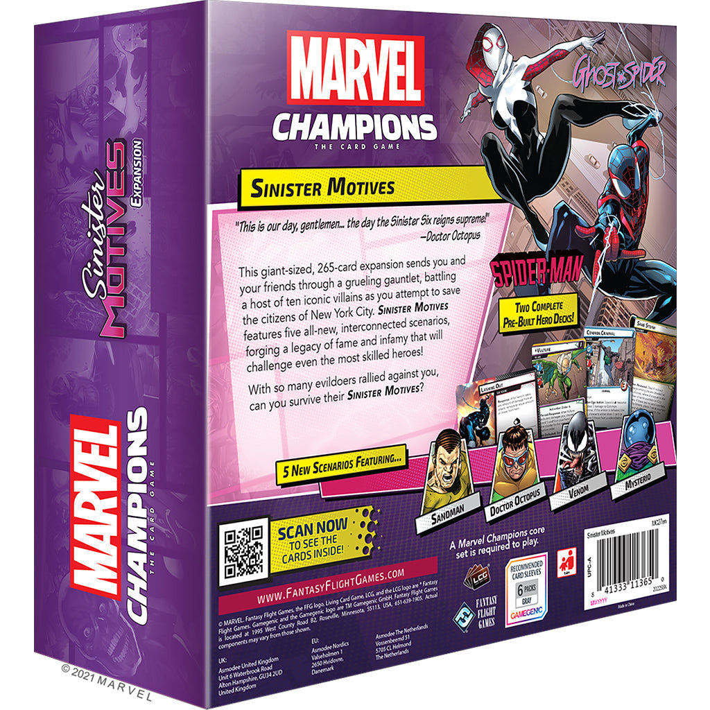 Marvel Champions LCG - Sinister Motives Expansion