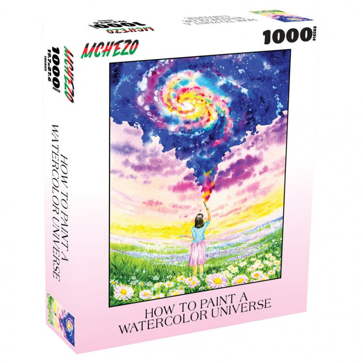 How to Paint a Watercolor Universe - 1000 Piece Puzzle
