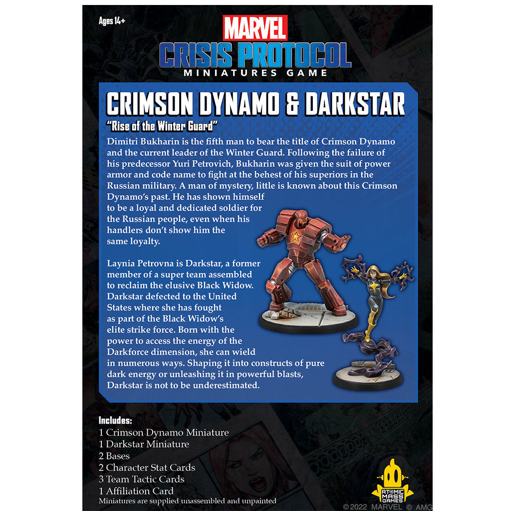 Marvel Crisis Protocol - Crimson Dynamo & Darkstar Character Pack