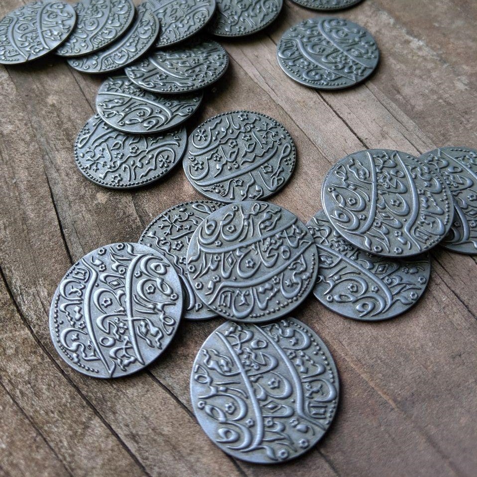 Pax Pamir Second Edition Metal Coins and Cloth Bag