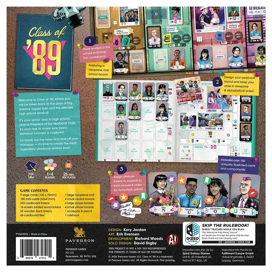Class of '89 - Pre-Order