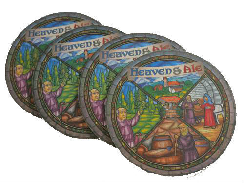 Heaven and Ale (With Coasters)
