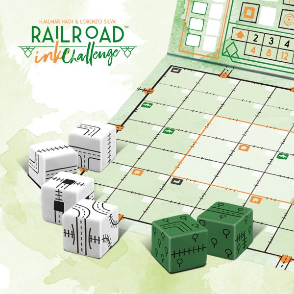 Railroad Ink Challenge - Lush Green Edition