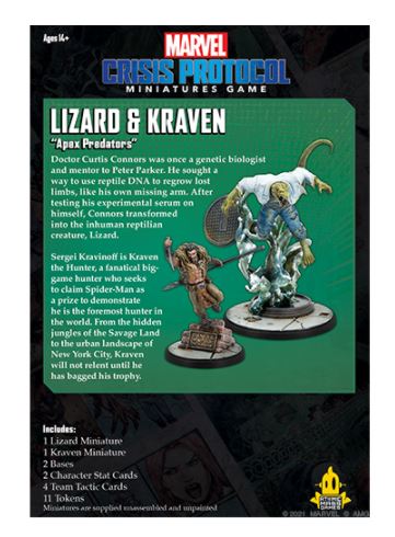 Marvel Crisis Protocol - Lizard and Kraven