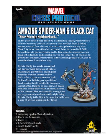 Marvel Crisis Protocol - Amazing Spider-Man and Black Cat