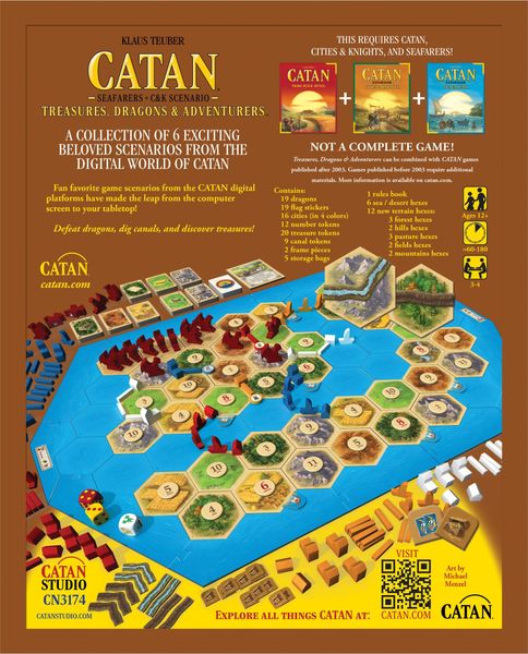 Catan - Treasures, Dragons, & Adventurers