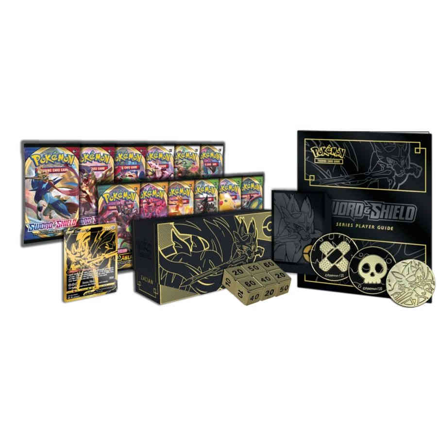 Pokemon TCG - Sword and Shield - Elite Trainer Box Plus: Zacian or Zamazenta