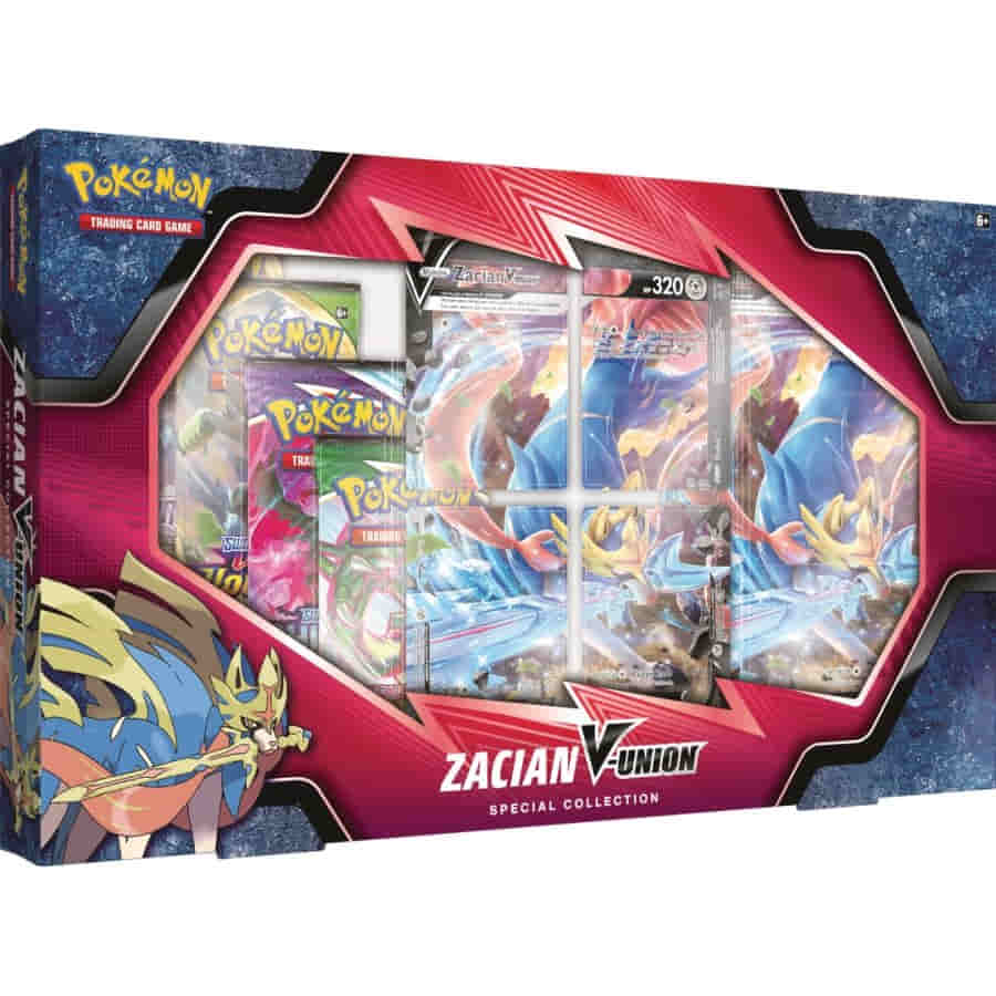 Pokemon TCG - Mewtwo, Greninja, or Zacian V-Union Premium Collection