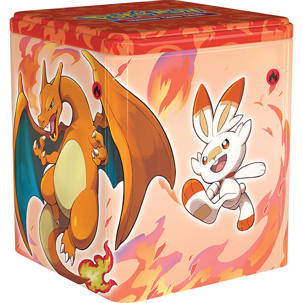 Pokemon TCG: Stacking Tin Display (Fighting/Fire/Darkness)
